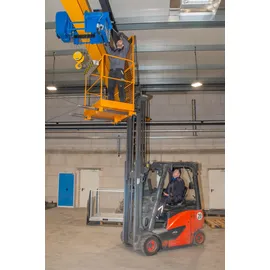 Bauer Südlohn Sicherheitskorb lackiert TK 300 kg Gelborange