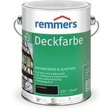 Remmers Deckfarbe 2,5 l schwarz seidenmatt