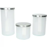 Mambocat 3tlg Set Avar Vorratsdose 1,3L 1L 600ml rund