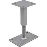 Pitzl Pfostenträger Typ 10920.1200 ZiNiP beschichtet Höhe 227-292 mm