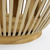 Mica decorations Windlicht Havard Polyester Braun