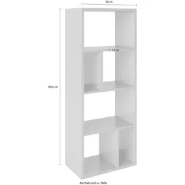 INOSIGN Bücherregal 58 x 0 x 146,6 cm Braun