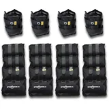 Sporttrend 24 | Gewichtsmanschetten 0,5-5,0kg im Set | maximaler Halt durch starken Klettverschluss | für Kraft und Ausdauerübungen (Komplett Set: 2,5-4,0kg)