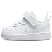 Nike Court Borough Low Recraft (TD) Sneaker, White/White-White, 21