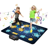 Vevor Tanzmatte, 8-Tasten-Tanzmixer, Rhythmus-Step-Spielmatte, elektronisches Tanzpad mit Einzel-/Zweispielermodus, einstellbare
