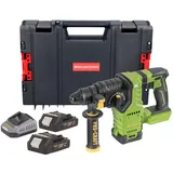 PROCRAFT PHA30bb Akku-Bohrhammer 20 V 2,8 J inkl. 2x Akku 2,0 Ah + Ladegerät + Toolcase
