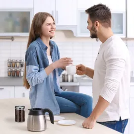 Relaxdays Vorratsglas 750 ml 3 St.