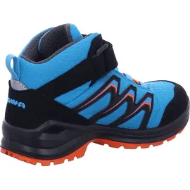 Lowa Maddox GTX Mid Kinder blau/orange 36