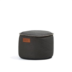 SACK it - RETRO it Canvas Pouf, braun