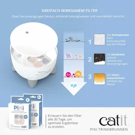 Catit Pixi Trinkbrunnen weiß,