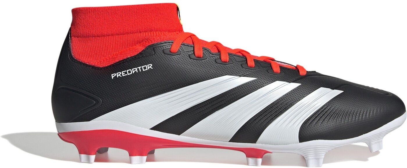 adidas Predator 24 League FG Fußballschuh Core Black/Cloud White/Solar Red - 47
