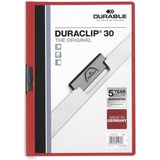 Klemm-Mappe Original 30 für 1-30 Blatt A4 25 Stück rot 220003