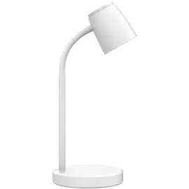 Kalb Material Für Möbel kalb LED Tischleuchte Weiß