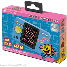 My Arcade Console de jeu rétrogaming - Atari - Pocket Player PRO Ms. Pac-Man - Ecran 7cm Haute Résolution