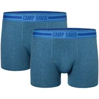 Camp David Boxershorts 2er Pack casual in jeans melange),