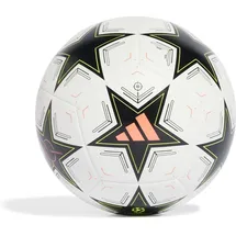 adidas UCL 24/25 League Phase Trainingsball White / Black / Platinum Metallic / Team Solar Yellow 5