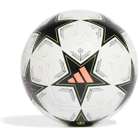 adidas UCL 24/25 League Phase Trainingsball White / Black / Platinum Metallic / Team Solar Yellow 5