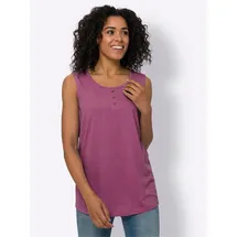 Sieh an! Longtop in magenta-meliert | Gr.: 40