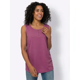 Sieh an! Longtop in magenta-meliert | Gr.: 40