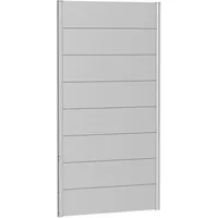 Biohort Wandpaneel für Sichtschutz 100 x 180 cm silber