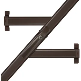 ABUS FOS 550 braun Stabiles Fenster-Stangenschloss Basisset VdS FOS550 B AL0125