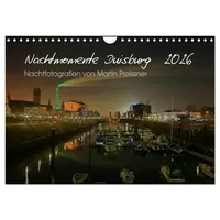 Calvendo Duisburg Nachtmomente 2026 (Wandkalender 2026 DIN A4 quer),