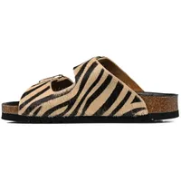 SCHOLL Damen Noelle Sandale, Zebra Beige Black, 40 EU