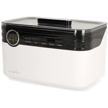 Nedis Ultraschallreiniger JECL120WT Weiß/Schwarz