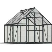 CANOPIA Palram-canopia - Aluminium Gewächshaus Balance 88 Anthrazit 244x244x229 cm