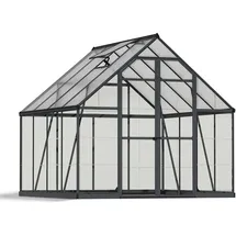 CANOPIA Palram-canopia - Aluminium Gewächshaus Balance 88 Anthrazit 244x244x229 cm