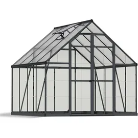 CANOPIA Palram-canopia - Aluminium Gewächshaus Balance 88 Anthrazit 244x244x229 cm