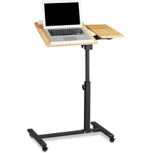 Relaxdays Laptoptisch mit verstellbarem Mauspad