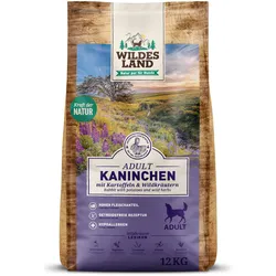 Wildes Land Kaninchen Hundetrockenfutter WL Kaninchen 12kg Hundetrockenfutter