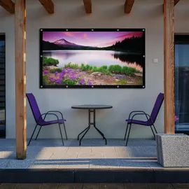 Maclean Brackets Maclean MC-982 Beamerleinwand 265x149cm 120", Zoll Projektor Leinwand Bildschirm Projektionswand