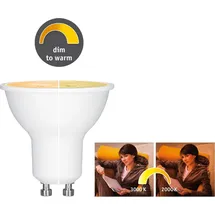 Paulmann LED Reflektor GU10 6W Dim to warm dimmbar Weiß