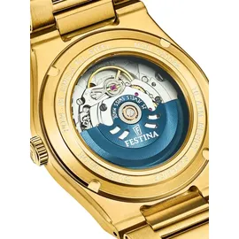 Festina AUTOMATICO Herren Edelstahl gold 40 mm F20062/2