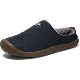 I Herren Winter Schuhe Warm Baumwolle Dick Sohle Hausschuhe Innen Außen