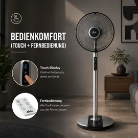 Solis Step & Chill 25 cm Standventilator Schwarz