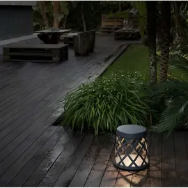 faro BARCELONA Sockelleuchte Aluminium 25,0 cm inkl. LED-Lampe grau