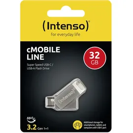 Intenso cMobile Line 32GB silber USB 3.0