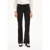 ARMEDANGELS Slim-fit-Jeans ANAMAA Flared Jeans Bio-Baumwoll Mix X-Stretch (X-Stretch) Mid waist schwarz 26