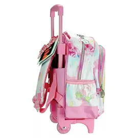 Barbie Paints rollender Kindergarten-Rucksack, Tasche 30 cm