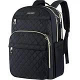 LuxusKollektion Laptoprucksack Rucksack Damen 15,6 Zoll Schulrucksack USB-Ladeanschluss wasserdicht