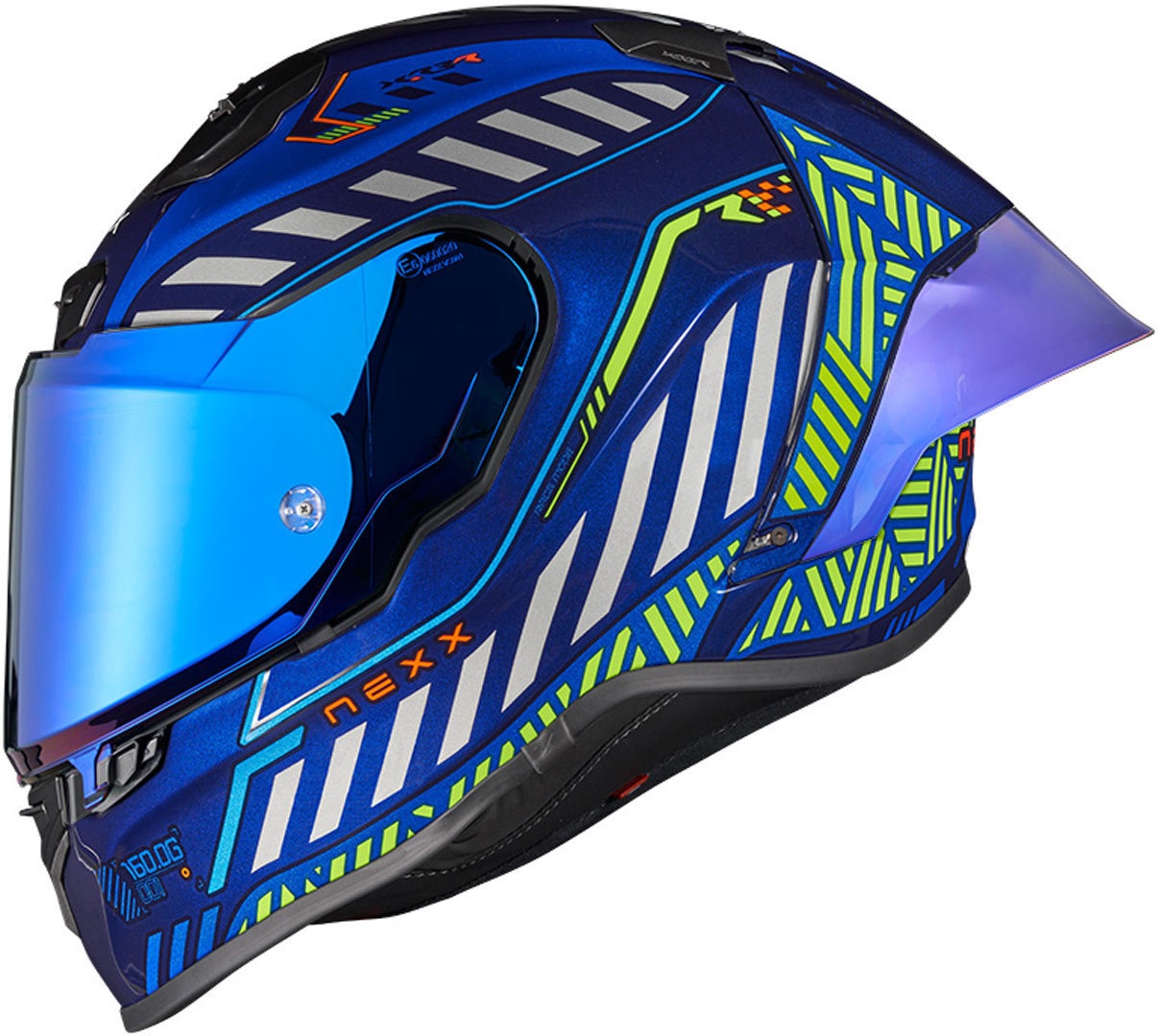 Nexx X.R3R Out Brake Helm, blauw, XL