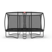 Berg Toys BERG Trampolin Ultim Elite Regular 500 Grey / grau + Safety Net DLX XL