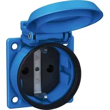 ABL Einbausteckdose IP54 Blau 2 St.