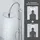 Görbach Regendusche Duschsystem ohne Armatur Edelstahl D25cm Vintage 27271000