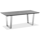 Niehoff Noah Trapezkufe Edelstahl - 220 x 95 cm HPL Beton-Design