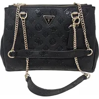 GUESS Schultertasche Cresidia Status Shoulder Satchel Bag Black