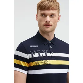 Camp David Poloshirt blau M